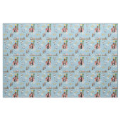 Blauer Kinderzimmer von Barnyard Farm Stoff (Fat Quarter (45,7 x 55,9 cm))