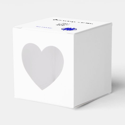 Blauer Kleber-Multifunktionsvorlage von Kenneth Yo Geschenkschachtel (Vorderseite)