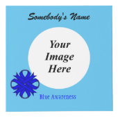 Blauer Kleber-Multifunktionsvorlage von Kenneth Yo Würfel (Vorderseite)