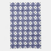 Blauer Klee Geschirrtuch (Vertikal)