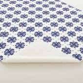 Blauer Klee Sherpadecke (3/4)