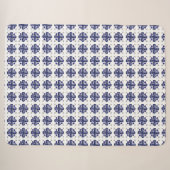 Blauer Klee Sherpadecke (Vorderseite (Horizontal))