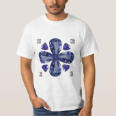 Blauer Klee T-Shirt (Vorderseite)