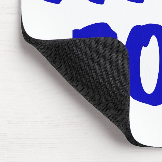 Blauer kleiner Chef Mousepad (Ecke)