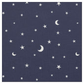 Blauer kleiner Mitternachtsmond und Stoff (Nahaufnahme)