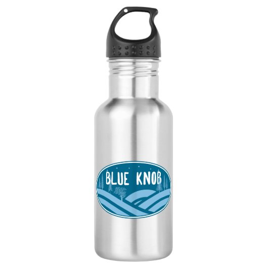 Blauer Knob Pennsylvania Außenbereich Edelstahlflasche (Vorderseite)