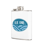 Blauer Knob Pennsylvania Außenbereich Flachmann (Links)