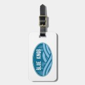 Blauer Knob Pennsylvania Außenbereich Gepäckanhänger (Vorderseite vertikal)