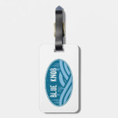 Blauer Knob Pennsylvania Außenbereich Gepäckanhänger (Rückseite vertikal)