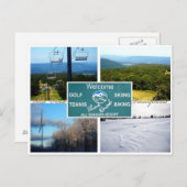 Blauer Knob, Pennsylvania Postkarte (Vorne/Hinten)