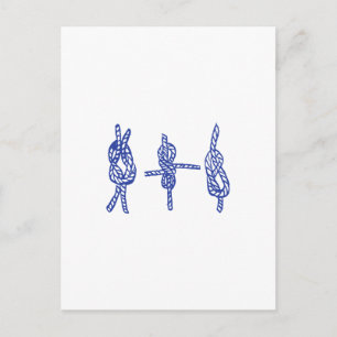 Blauer Knochen Postkarte