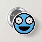 Blauer Knopf Button (Vorne & Hinten)