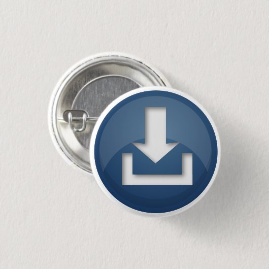 Blauer Knopf-Knopf Button (Vorne & Hinten)