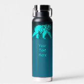Blauer Kodiakbär Trinkflasche (Vorne)
