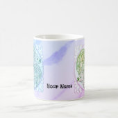 Blauer Koi-Fisch-Becher  Kaffeetasse (Mittel)