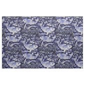 Blauer Koi-Fisch-Indigofaser-Stoff Stoff (Fat Quarter (45,7 x 55,9 cm))