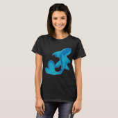 Blauer Koi T-Shirt (Vorne ganz)