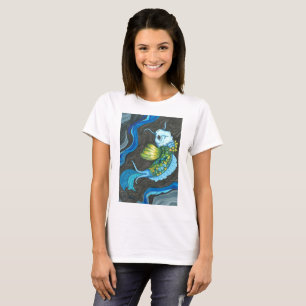 Blauer Koi T - Shirt