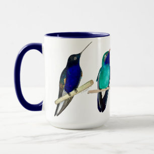 Blauer Kolibri-Becher Tasse