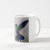 Blauer Kolibri Kaffeetasse (VorderseiteRechts)