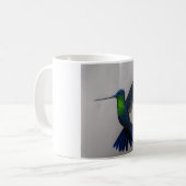 Blauer Kolibri Kaffeetasse (Vorderseite Links)