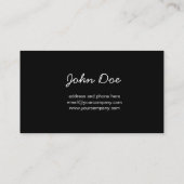 Blauer Kolibri Visitenkarte (Rückseite)