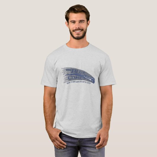 Blauer Kometen-T - Shirt (Vorne ganz)