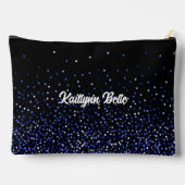 Blauer königlicher Glitz-Wettbewerb-Tasche für Acc Zubehörtasche (Rückseite)