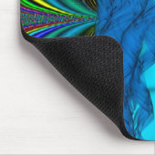 Blauer Kontemplation Mousepad (Ecke)