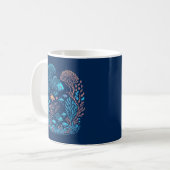 Blauer Korallenriff Kaffeetasse (Vorderseite Links)