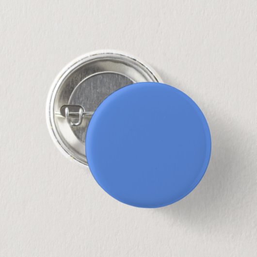 Blauer Kornblume Farbe Button (Vorne & Hinten)