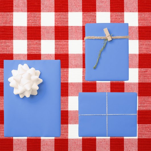 Blauer Kornblume Farbe Geschenkpapier Set