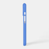 Blauer Kornblume Farbe iPhone 16 Hülle (Linke Seite)