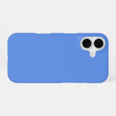 Blauer Kornblume Farbe iPhone 16 Hülle (Rückseite (Horizontal))