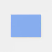 Blauer Kornblume Farbe Post-it Klebezettel (Vorderseite)