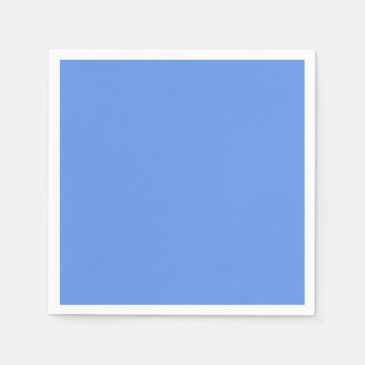 Blauer Kornblume Farbe Serviette (Vorderseite)