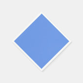 Blauer Kornblume Farbe Serviette (Ecke)