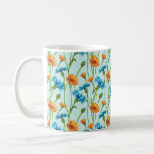 Blauer Kornblume Herb oder Bachelor-Taste Blume bo Kaffeetasse