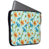 Blauer Kornblume Herb oder Bachelor-Taste Blume bo Laptopschutzhülle (Vorne Rechts)
