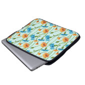Blauer Kornblume Herb oder Bachelor-Taste Blume bo Laptopschutzhülle (Vorne Knopf)