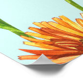 Blauer Kornblume Herb oder Bachelor-Taste Blume bo Poster (Ecke)