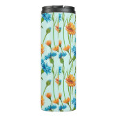 Blauer Kornblume Herb oder Bachelor-Taste Blume bo Thermosbecher (Rückseite)