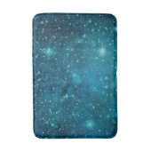 Blauer kosmischer Sternenhimmel Badematte (Vorderseite Vertikal)