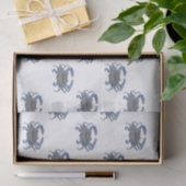 Blauer Krabbengestänge Seidenpapier (Geschenk)