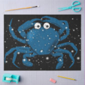 Blauer Krabbengewebe/Dekoupage Papier (Basteln)