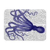 Blauer Kraken 5 Magnet (Horizontal)