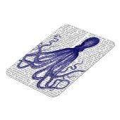 Blauer Kraken 5 Magnet (Linke Seite)