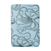 Blauer Kraken Badematte (Vorderseite Vertikal)