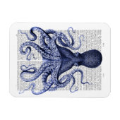 Blauer Kraken Magnet (Horizontal)