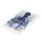 Blauer Kraken Magnet (Linke Seite)
